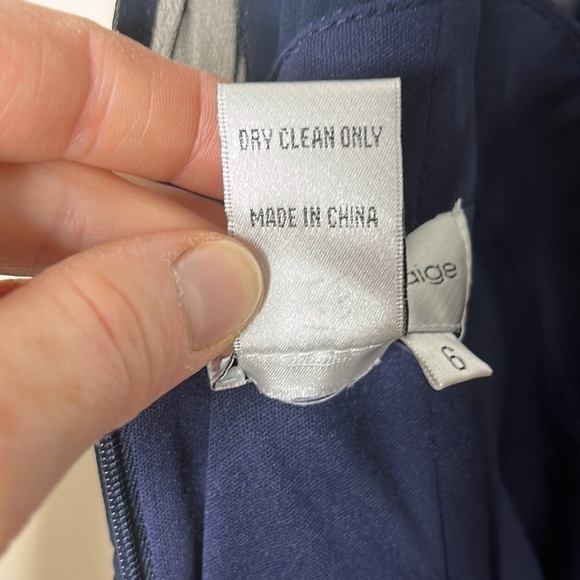 NEW Samantha Paige navy blue chiffon halter sweetheart maxi bridesmaid dress 6 - Picture 11 of 11